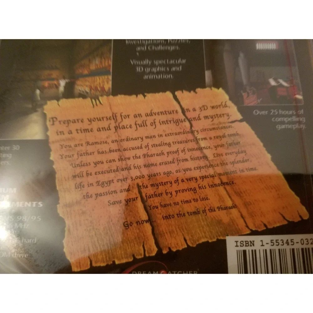 Egypt 1156 B.C. Tomb of the Pharaoh Pc Video Game - New, Sealed